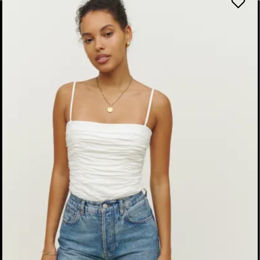 Reformation Orion Top  white